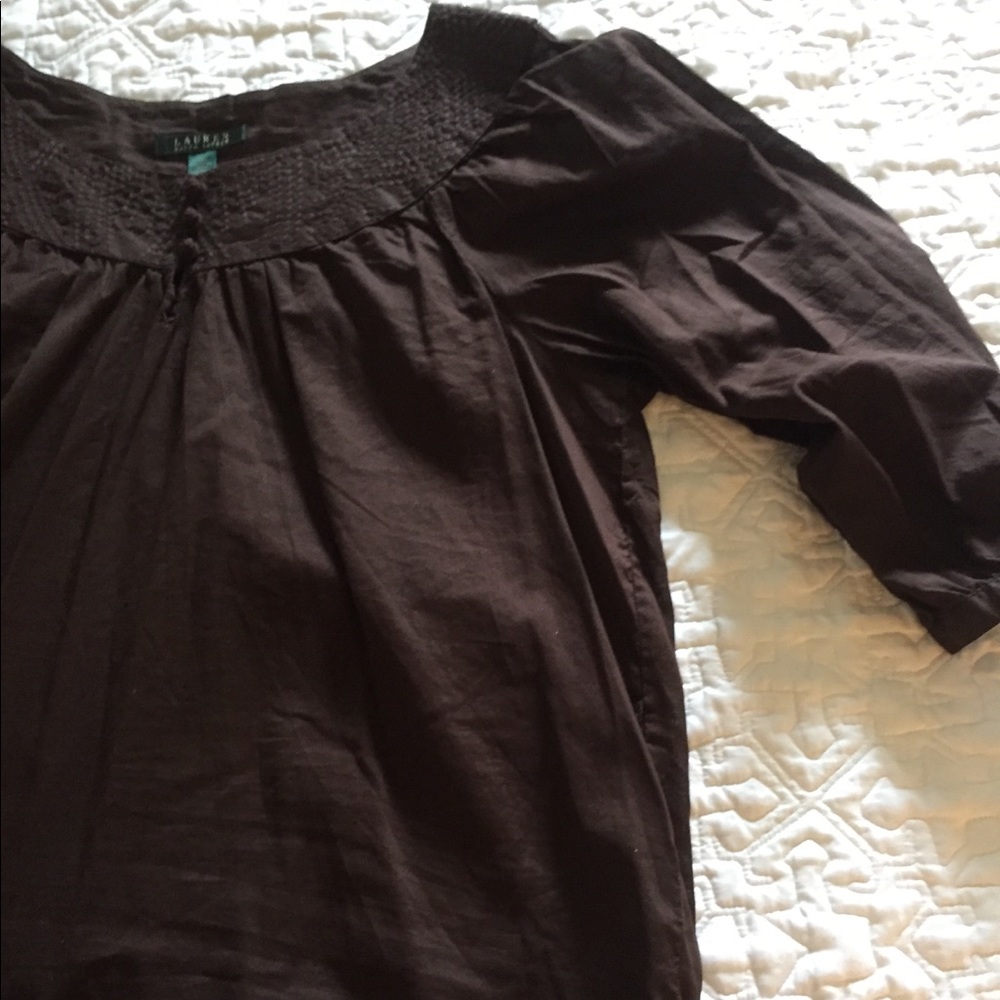 Ralph Lauren XL Brown Top